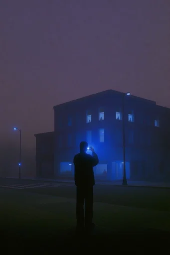 Luminescent Liminal Melancholy style reference image — liminal space