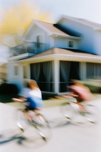 Kinetic Blur Narrative style reference image — painterly texture