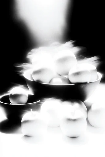 Spectral Bioluminescent Noir style reference image — long exposure motion blur