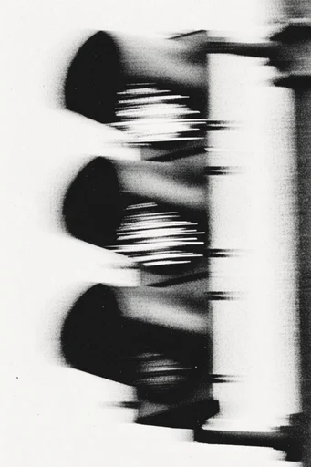 Corrupted Monochrome Brutalism style reference image — pixel sorting