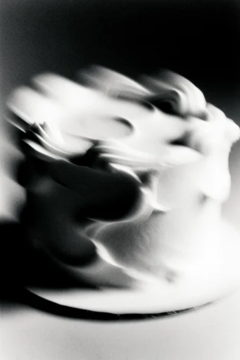 Kinetic Spectral Noir style reference image — spectral silhouettes
