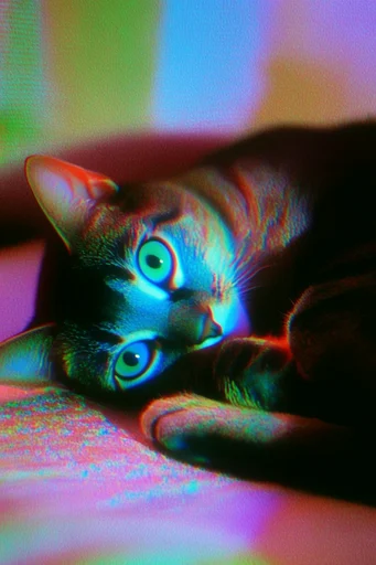 Luminescent Cyber-Noir style reference image — high-contrast noir shadows