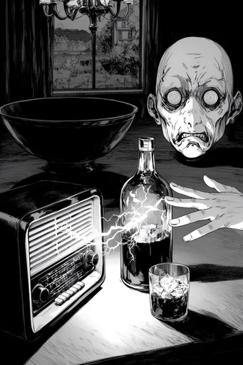 Cinematic Monochrome Noir style reference image — dramatic noir shadows