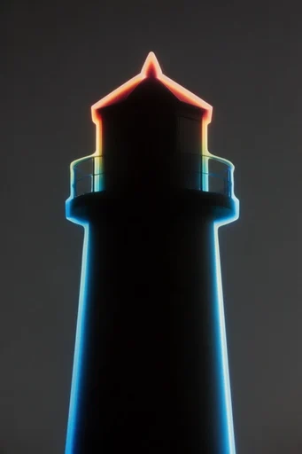 Crimson Contour Minimalism style reference image — topographic light map