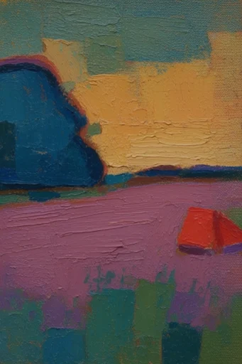 Tactile Fauvist Expressionism style AI image example 2