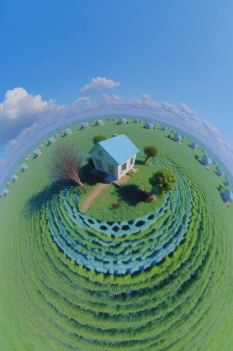 Hyperreal Digital Dreamscapes style AI image example 4