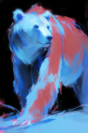 Luminous Noir Expressionism style AI image example 3