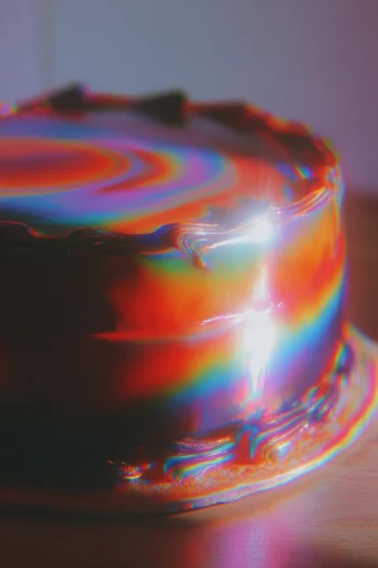 Chromatic Dream Haze style reference image — prismatic light leaks