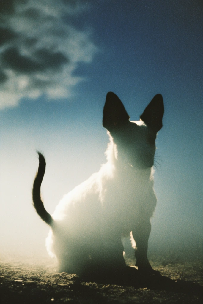 Nostalgic Analog Surrealism style AI image example 3