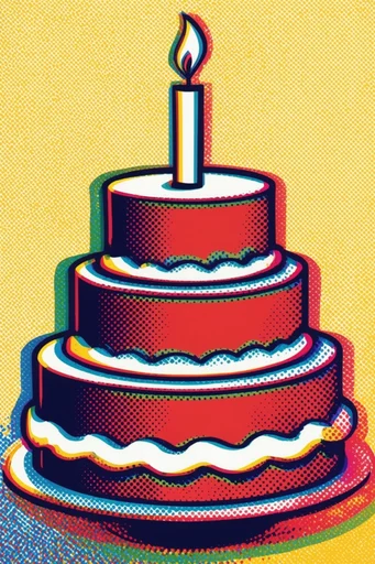 Gritty Retro Pop style reference image — high-contrast pop art