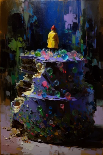 Textured Impressionist Atmosphere style reference image — painterly impressionism