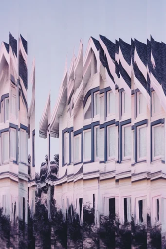 Kinetic Fragmented Realism style AI image example 4