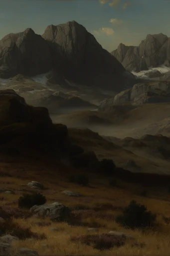 Tenebrous Baroque Melancholia style reference image — chiaroscuro