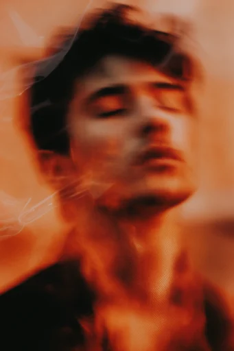 Kinetic Amber Noir moodboard — generate AI images in this style