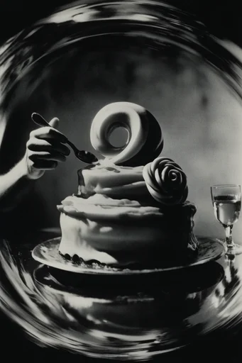 Surreal Noir Grain style reference image — analog film aesthetics
