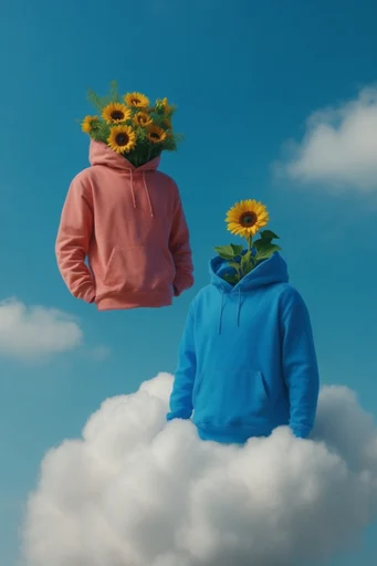 Playful Surrealist Miniature style AI image example 2