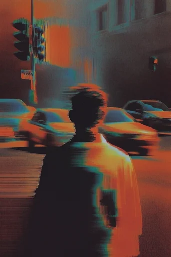 Spectral Motion Noir style reference image — motion blur