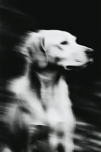 Kinetic Spectral Noir style reference image — ghostly silhouettes