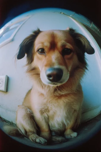 Nostalgic Fisheye Analog style reference image — lo-fi aesthetic