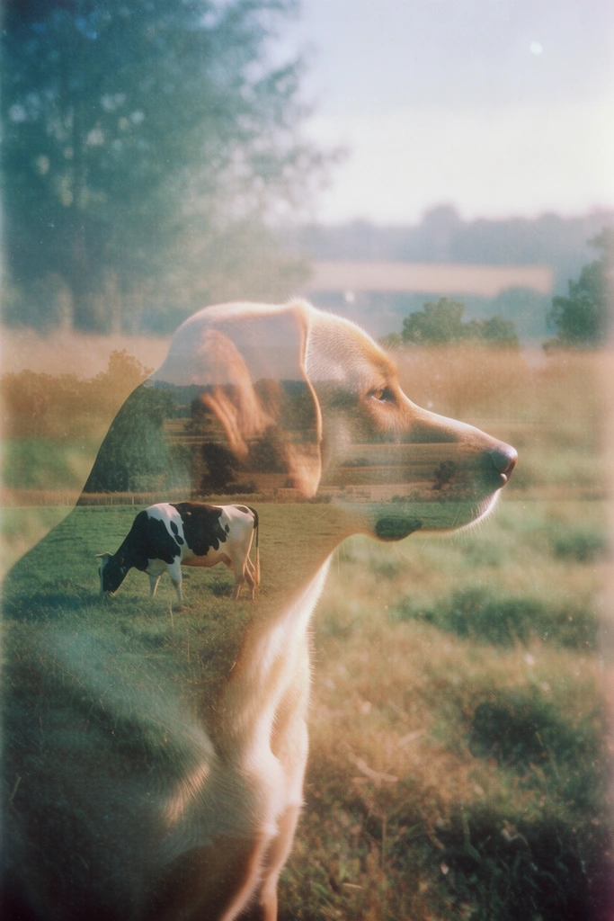 Ethereal Analog Surrealism style AI image example 3