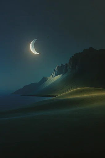 Velvet Surreal Landscapes style reference image — surrealist landscape