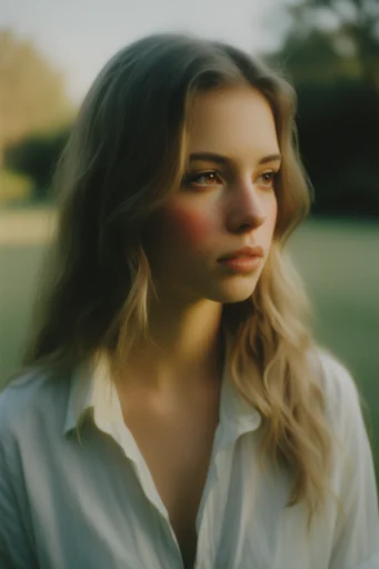 Dreamy Analog Nostalgia style reference image — analog film grain