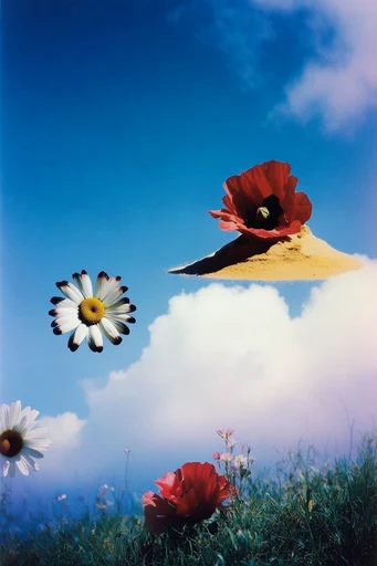 Surreal Celestial Dreamscapes style reference image — ethereal clouds