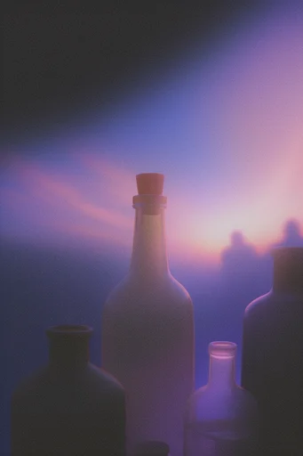 Nocturnal Twilight Impressionism style reference image — soft-focus silhouette
