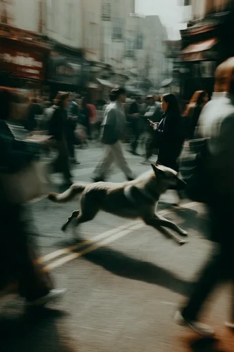 Cinematic Urban Motion style AI image example 3