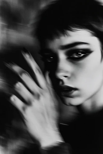 Spectral Noir Motion moodboard — generate AI images in this style