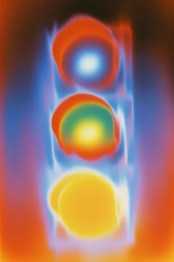 Chromatic Thermal Dreamscape style reference image — soft-focus airbrush texture