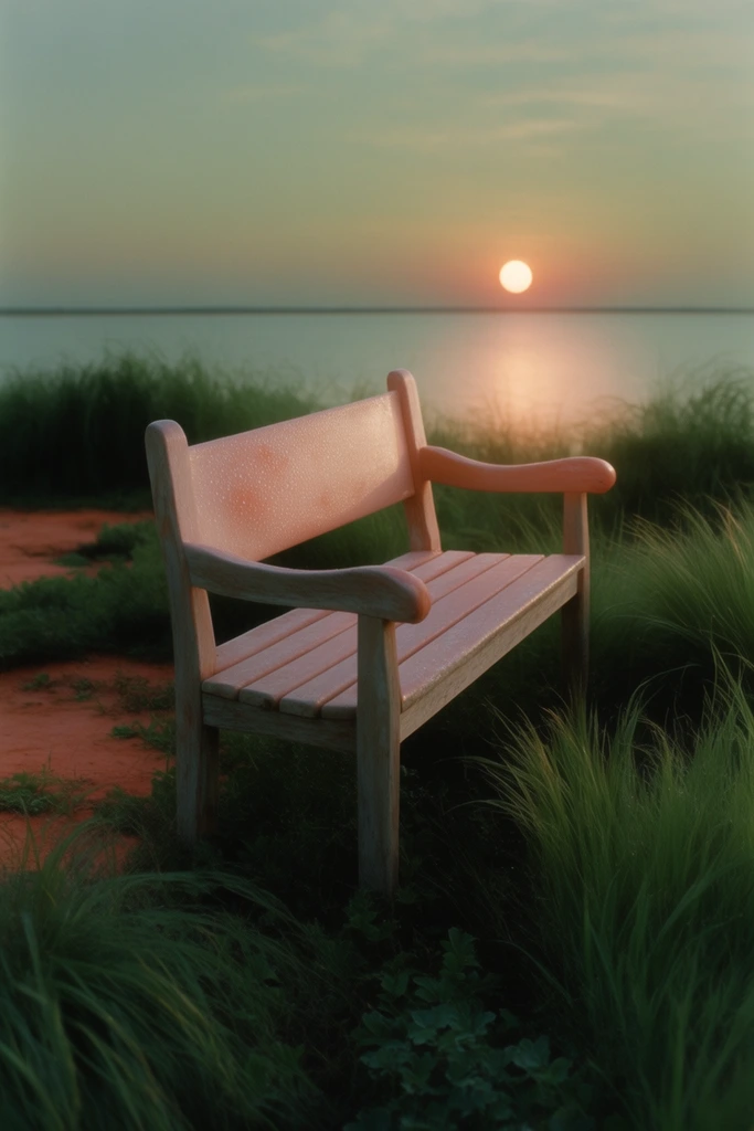 Botanical Surrealist Minimalism style AI image example 2