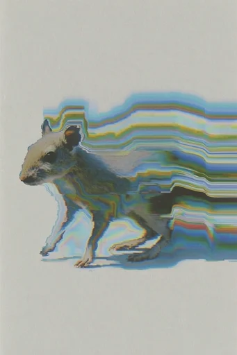 Analog Pixel Surrealism style reference image — analog film grain