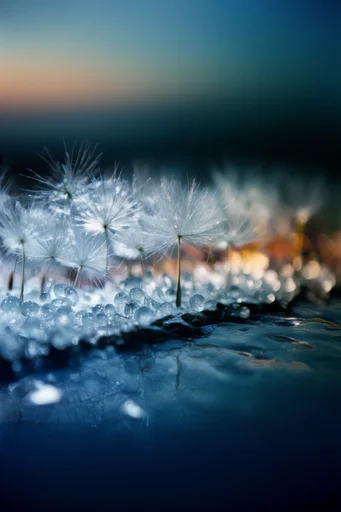 Luminescent Macro Ethereal style reference image — extreme macro photography