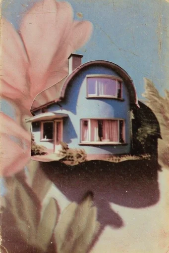 Nostalgic Botanical Surrealism style AI image example 4