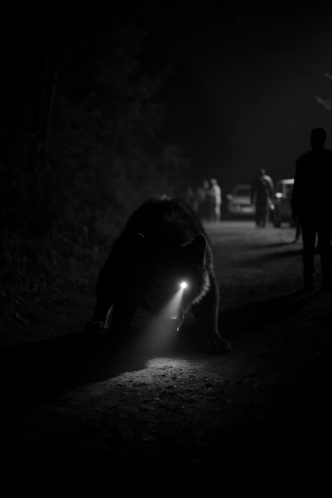 Cinematic Nocturnal Noir style AI image example 3