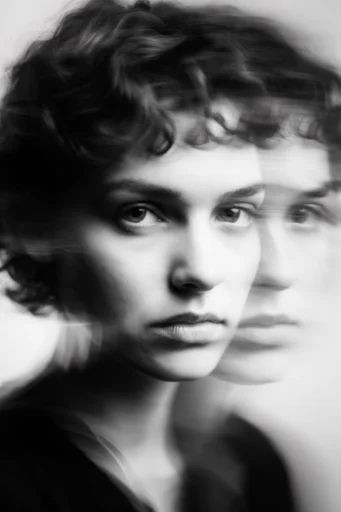 Spectral Kinetic Monochrome style reference image — ghostly kinetic atmosphere