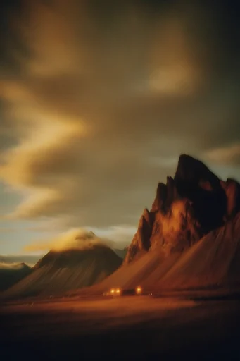 Cinematic Nocturnal Transit style reference image — cinematic motion blur