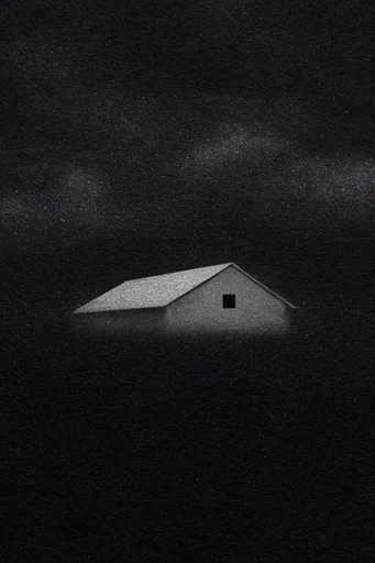 Atmospheric Charcoal Minimalism style reference image — low-key chiaroscuro