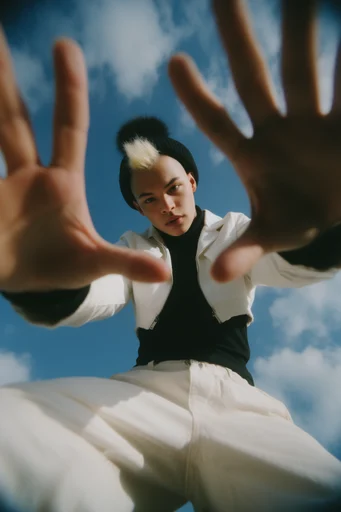 Dynamic Fisheye Streetwear moodboard — generate AI images in this style