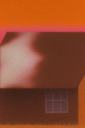 Neon Risograph Noir style AI image example 4
