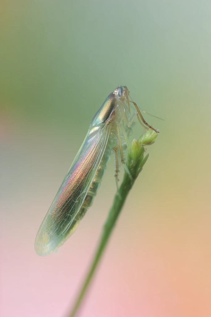 Ethereal Macro Microcosm style AI image example 3