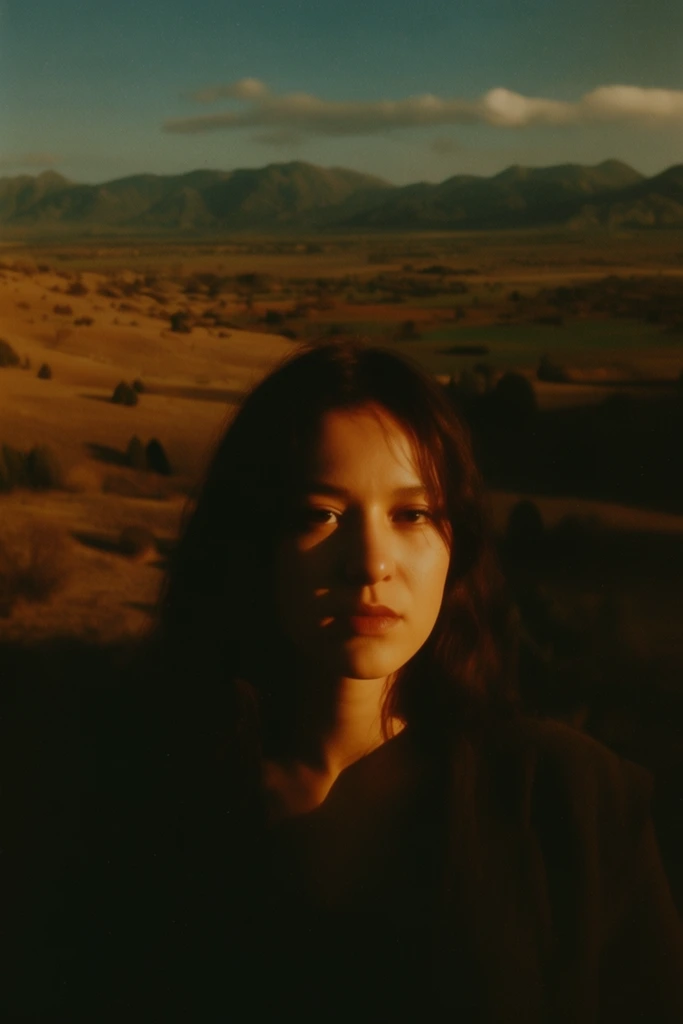 Cinematic Amber Nocturne style AI image example 2