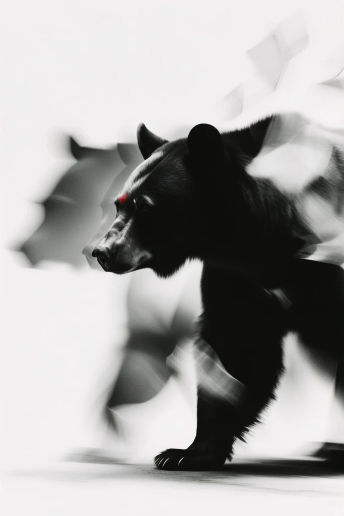 Kinetic Ghost Minimalism style AI image example 3