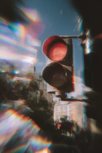 Chromatic Tactile Surrealism style reference image — prismatic light refraction
