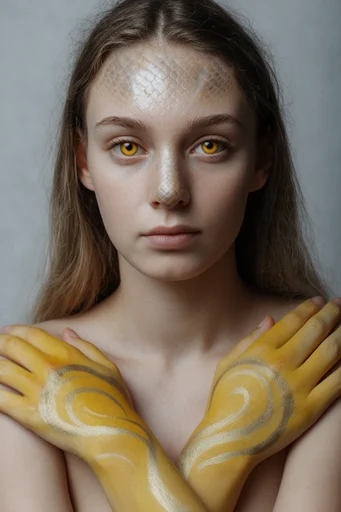Minimalist Editorial Naturalism style reference image — raw skin texture