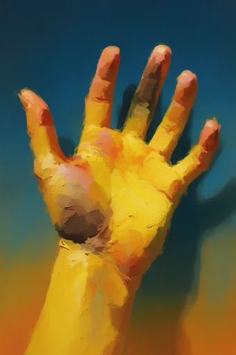 Velvet Surrealist Contrast style reference image — high-contrast surrealism
