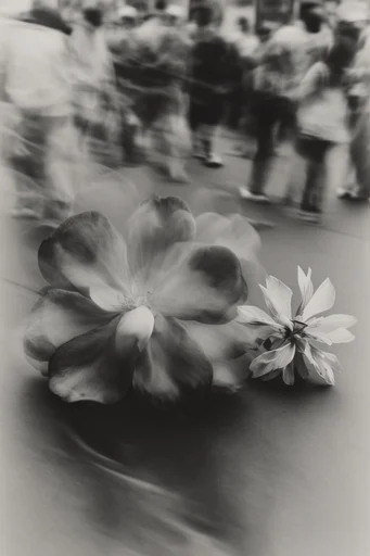 Ethereal Motion Noir style reference image — sharp focus subject