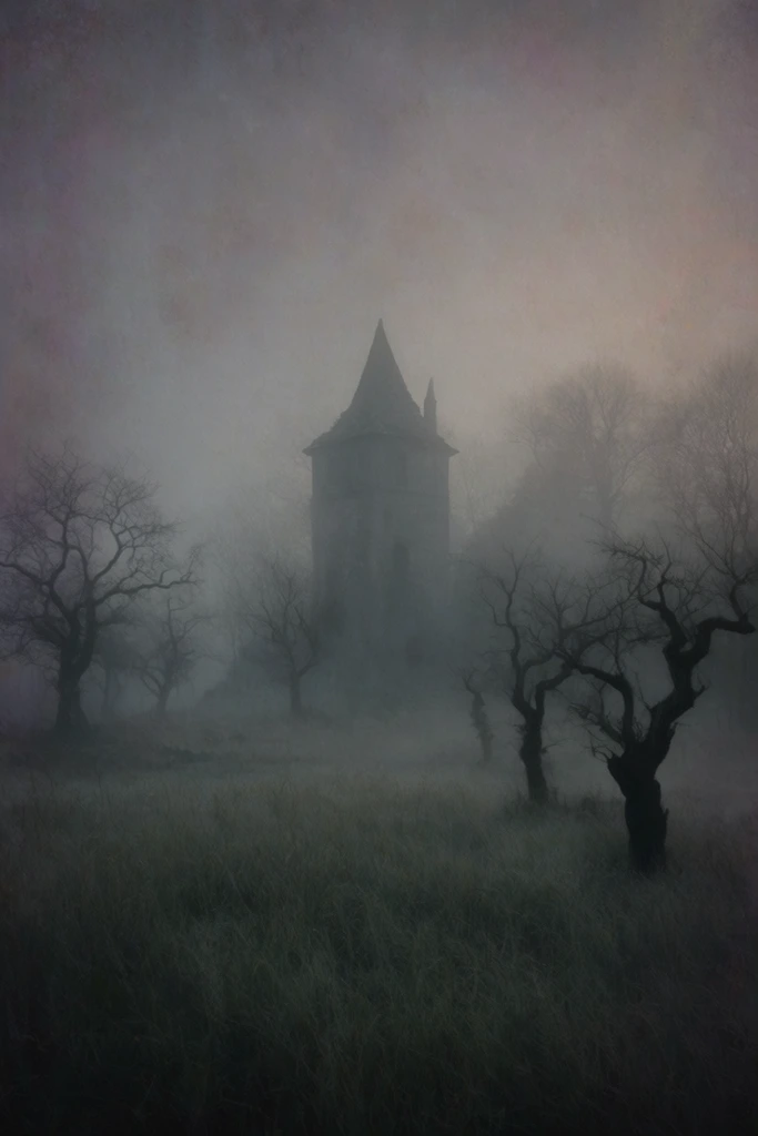 Ethereal Gothic Tonalism style AI image example 2