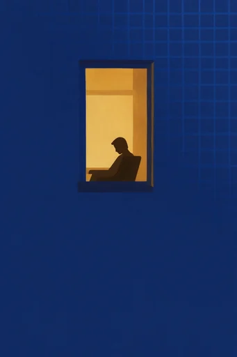 Nocturnal Minimalist Geometry moodboard — generate AI images in this style